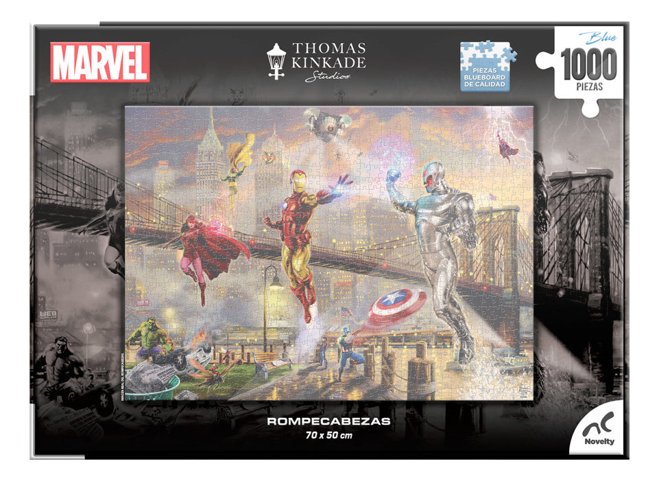 Rompecabezas Premium Deadpool ,Thomas Kinkade 1000 Piezas