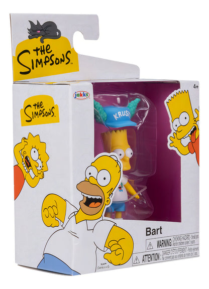 Figura De 2.5 Pulgadas Bart Con Gorra De Krusty Los Simpsons