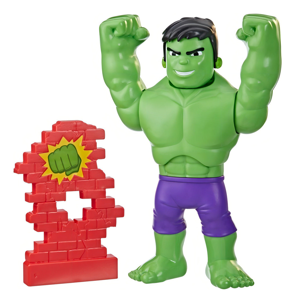 Muñeco Marvel Spidey And His Amazing Friends Hulk +3
