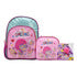 Mochila Bellies Bellie Beth Kit 3pz Brillos Primaria Famosa Rosa Estampado/brillos