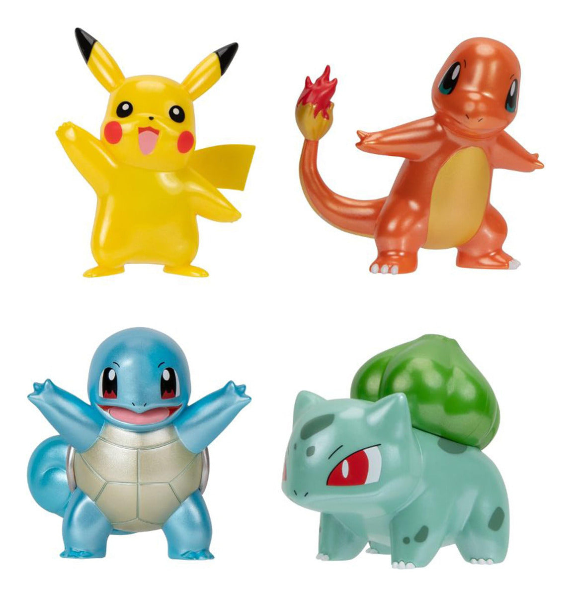 Pokémon Select Metallic Battle Pack 4 Figuras 3 Pulgadas Ews