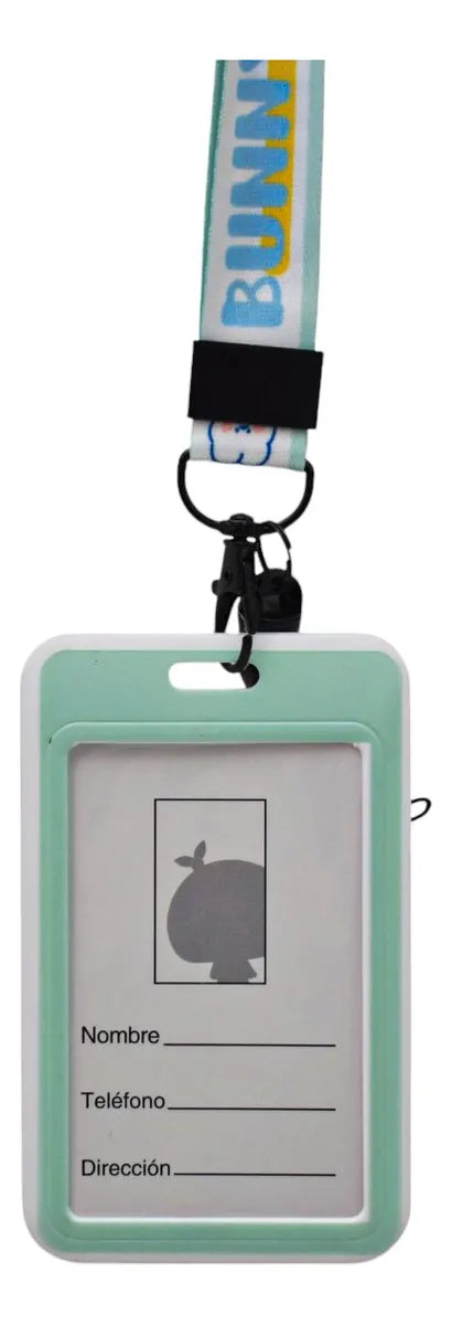 Porta Credencial Infantil Conejo Espacial Pack 4 Sm23acl038