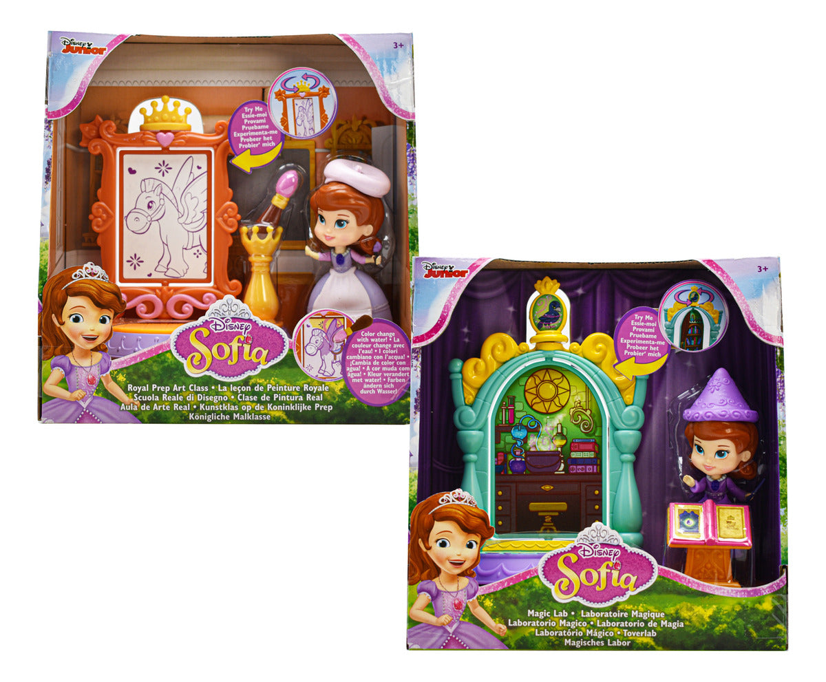 Disney Sofia Pack Laboratorio Y Pintura Real Jakks Pacific