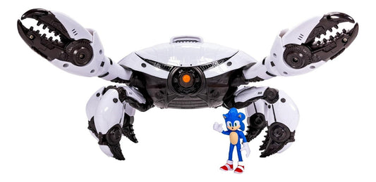 Sonic 3 The Hedgehog Set De Batalla Cangrejo Mecha Color Blanco