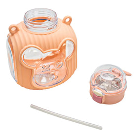 Botella Con Cara De Osito Con Asa 850ml Sm24coh238