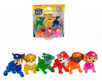 Set 6 Mini Figuras Paw Patrol La Pelicula Patrulla Canina