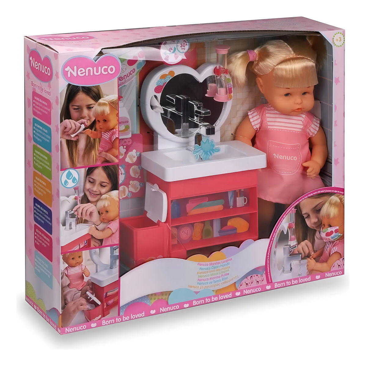 Muñeca 700016659 Bebé Manitas Limpias con Accesorios Nenuco