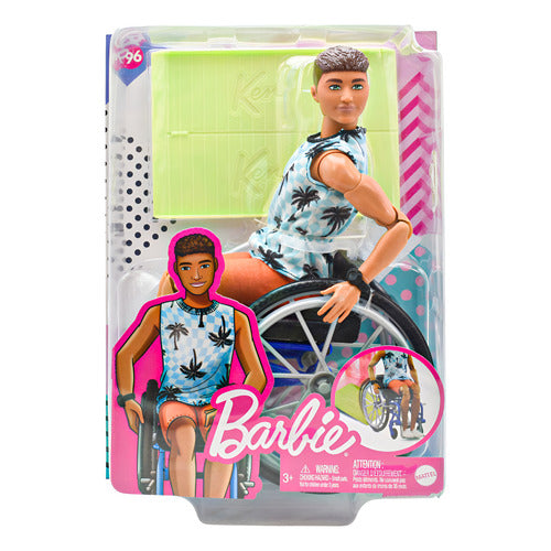 Barbie Ken Fashionista En Silla De Ruedas 196 24cm Mattel Cf
