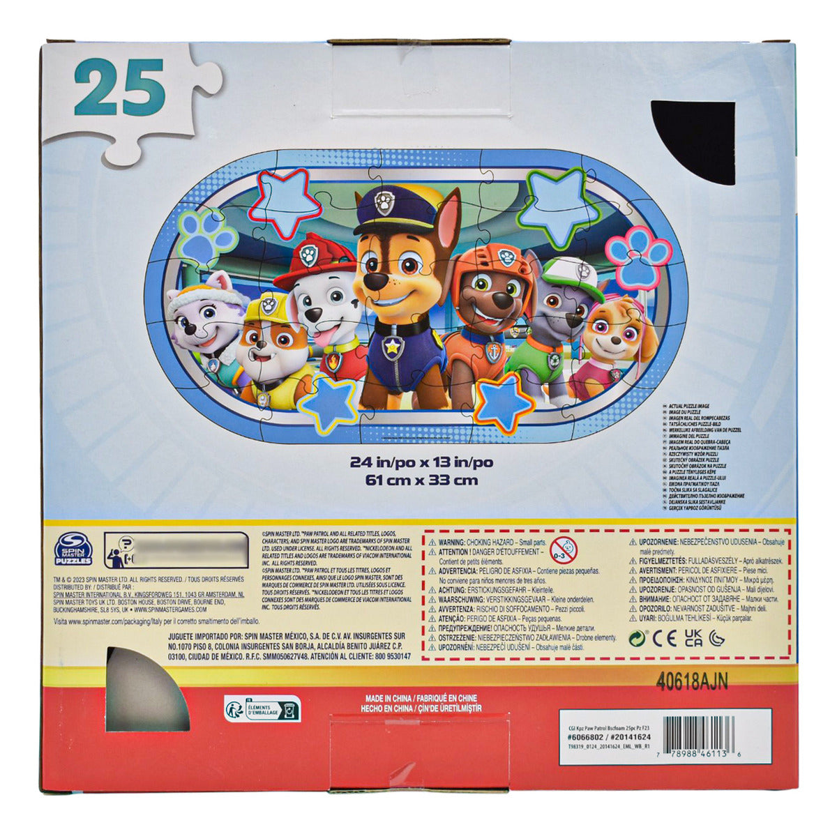 Paw Patrol Rompecabezas De Espuma 25 Pz Spin Master
