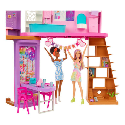 Barbie Casa De Muñecas Malibú Con Accesorios 2 Pisos 3+ Años