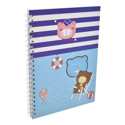 Cuaderno Tapa Dura Cuadricula 80 Hojas Oso Sm24esl504