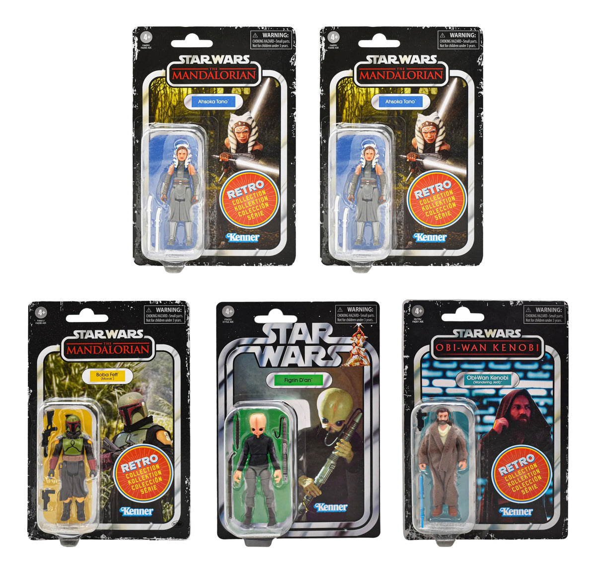 Star Wars Vintage Y Retro Collection Pack 5 Piezas #1 Hasbro