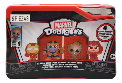 Marvel Doorables Accion Peek 4 Personajes Serie 1 Just Play