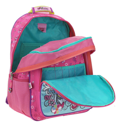 Mochila Grande Rosa Chenson Happy Girl Primaria Awata Para Niña Porta Tablet De Hasta 10 . Rosa Mariposa
