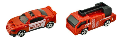 Trailer Super Almacenamiento 35 Cm 2 En 1 Rojo Personaje Super Storage