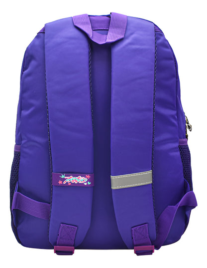Mochila Escolar Miko Club Violeta Estampada 16L con Compartimento Laptop