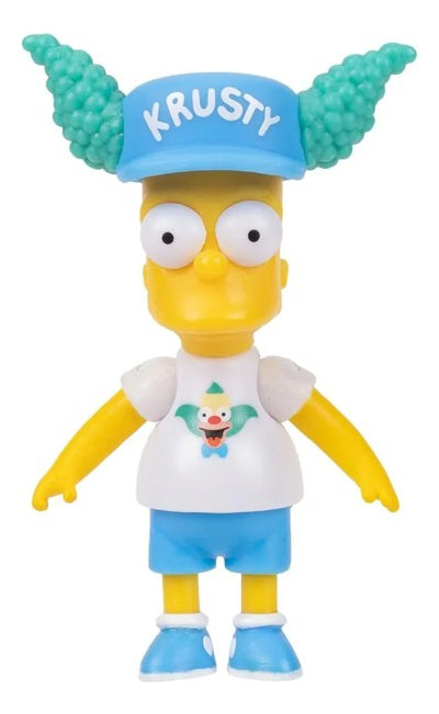 Figura De 2.5 Pulgadas Bart Con Gorra De Krusty Los Simpsons
