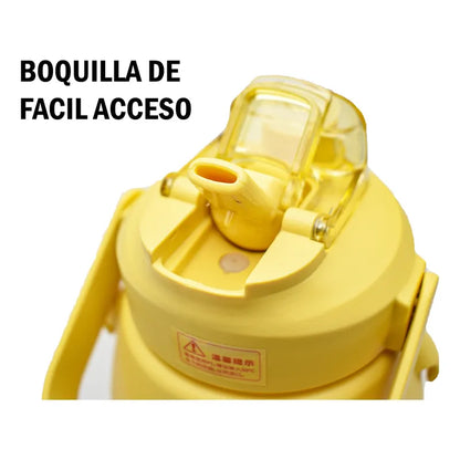 Botella Deportiva Tritan Con Asa Shotay 1500ml Sm22hat126