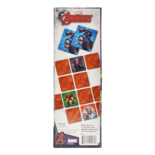Avengers Pack Rompecabezas Domino Y Memoria Novelty