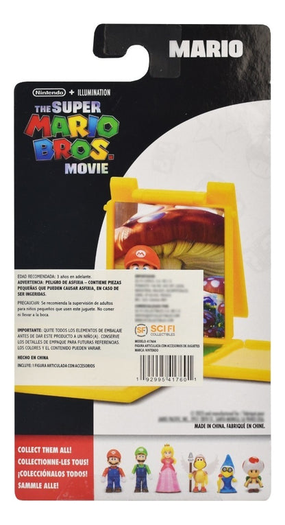 Mario Bros Movie Mario Escenario Figura 3cm Jakks Pacific
