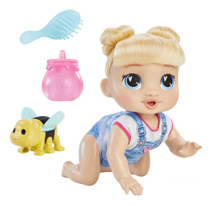 Baby Alive Muñeca Electrónica Harper Hugs de Pelo Rubio +3 años