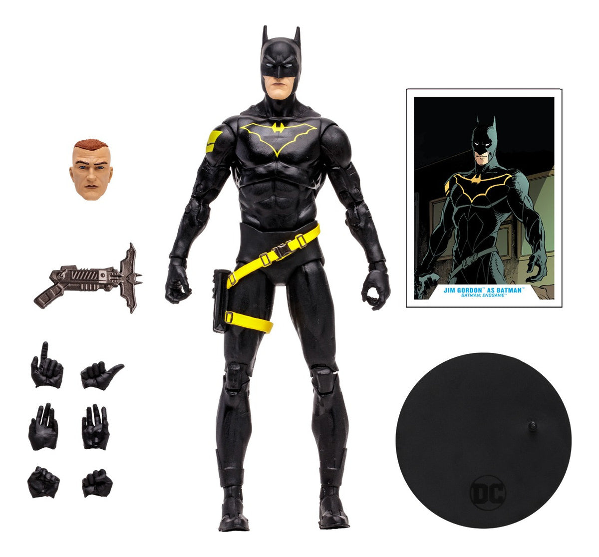 Figura De Acción Mcfarlane Dc Jim Gordon As Batman 12