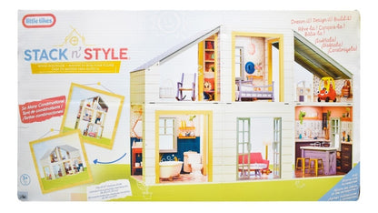 Little Tikes Stack N Style Casa En Madera Para Muñecas Mga Color Blanco
