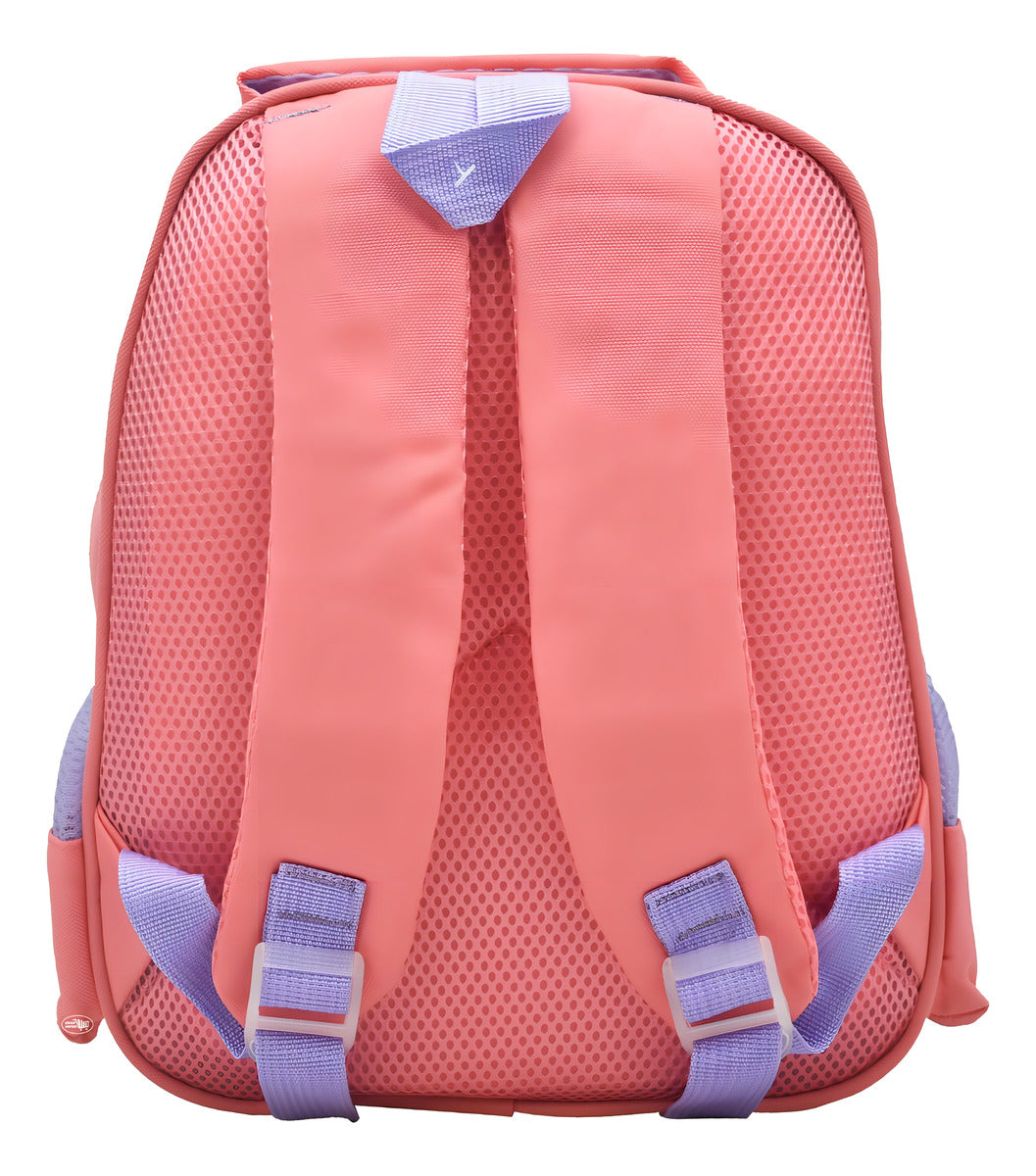Mochila Osita Mini Backpack 3D Rosa Niñas Impermeable Lluvia 9L