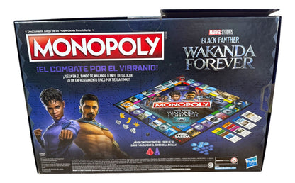 Marvel Monopoly Black Panther Wakanda Forever Hasbro Cf