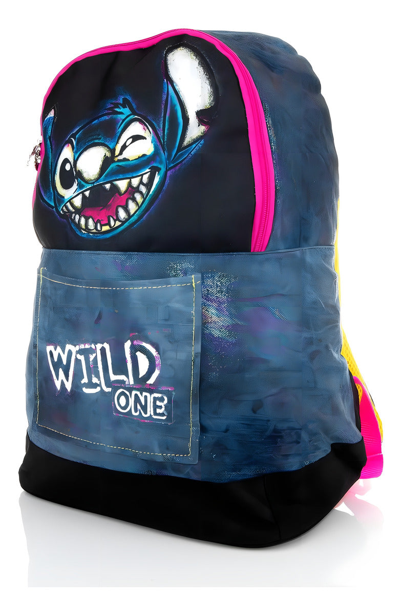Mochila Lilo Y Stitch Wild One Estampado Primaria Atm