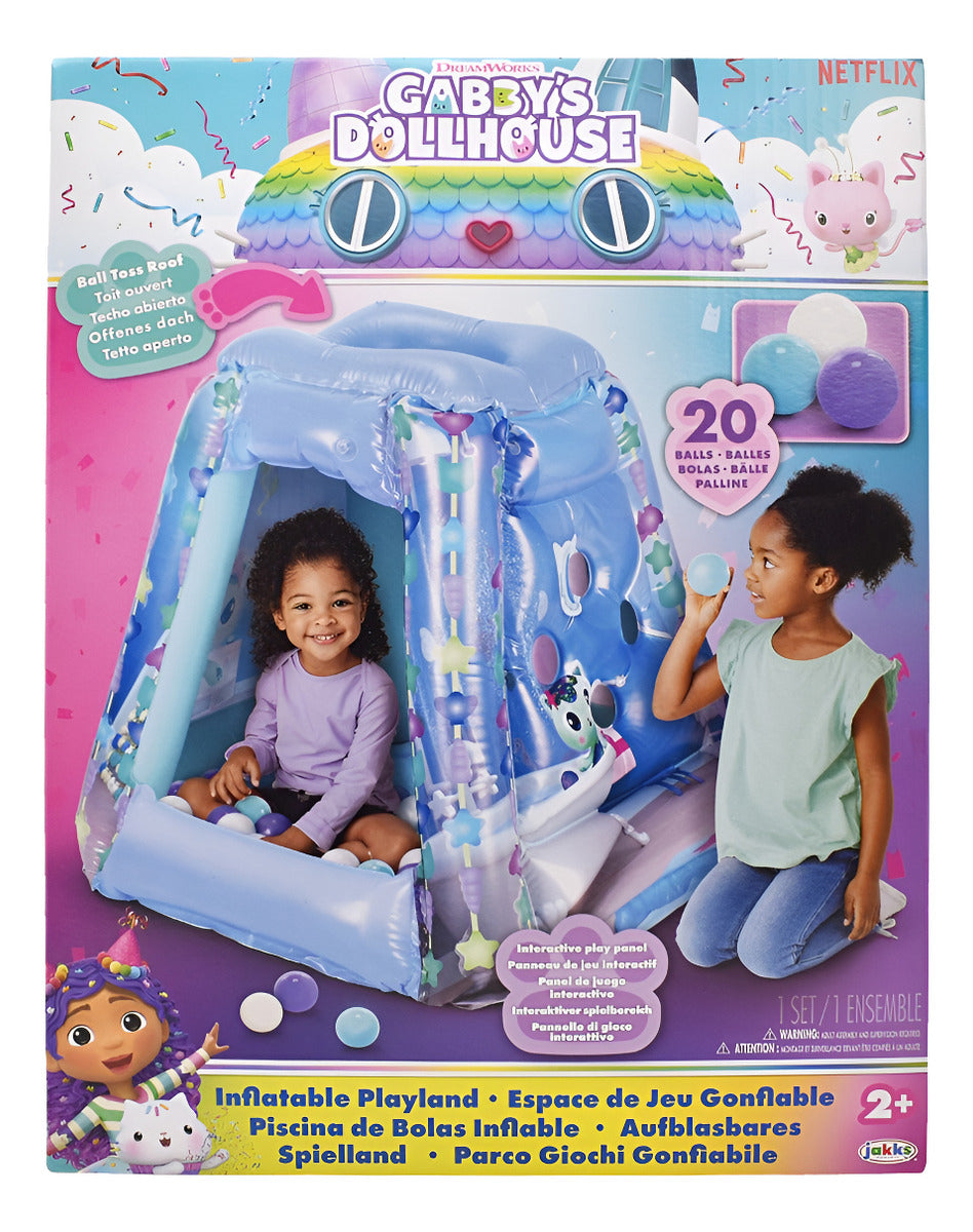 Gabbys Dollhouse Piscina De Bolas Inflable #1 Jakks Pacific Azul