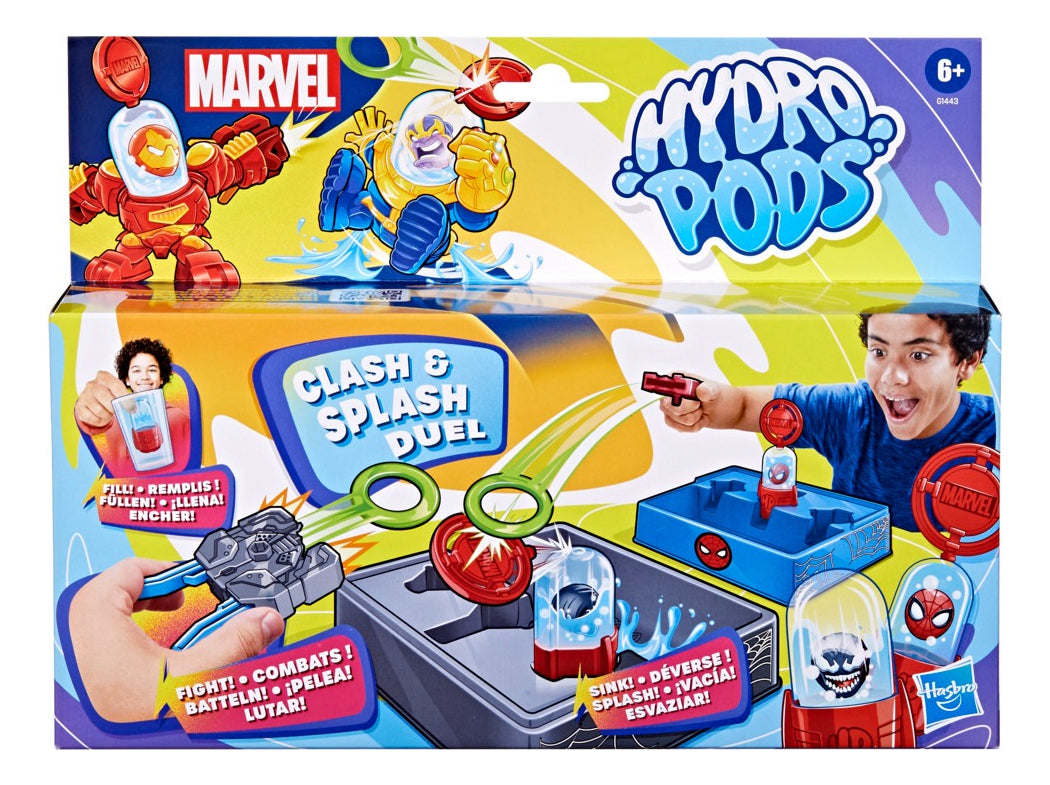 Hydro Pods Duelo De Discos de Marvel +6 años