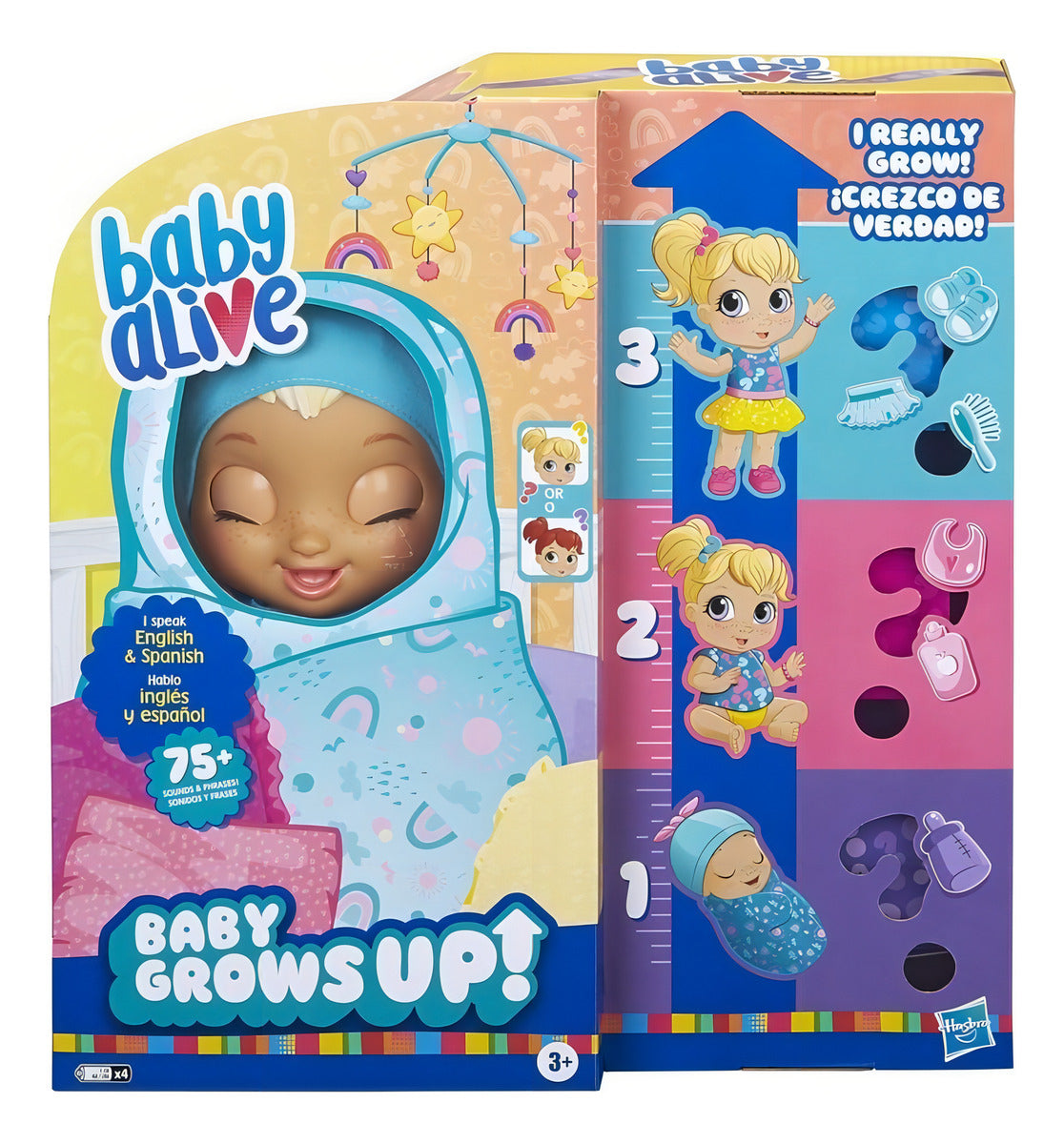 Muñeca Baby Alive Crece Y Habla 75 Sonidos Y Frases Hasbro E8199