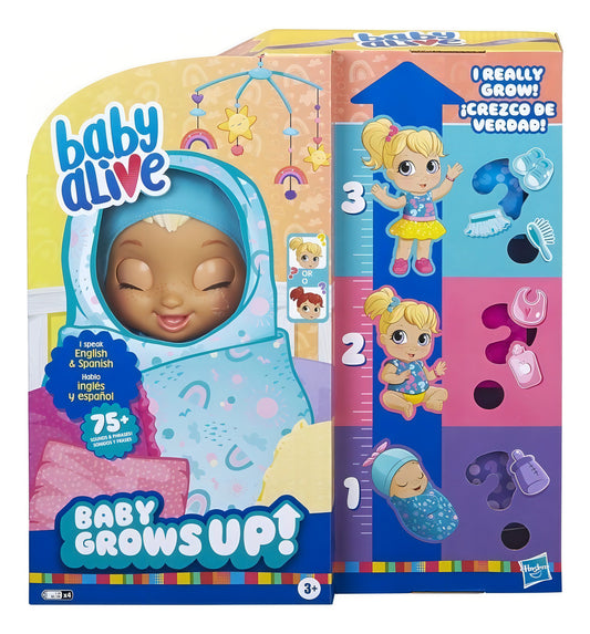 Muñeca Baby Alive Crece Y Habla 75 Sonidos Y Frases Hasbro E8199