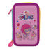 Mochila Bellies Bellie Beth Kit 4pz Brillos Primaria Famosa Rosa Estampado/brillos