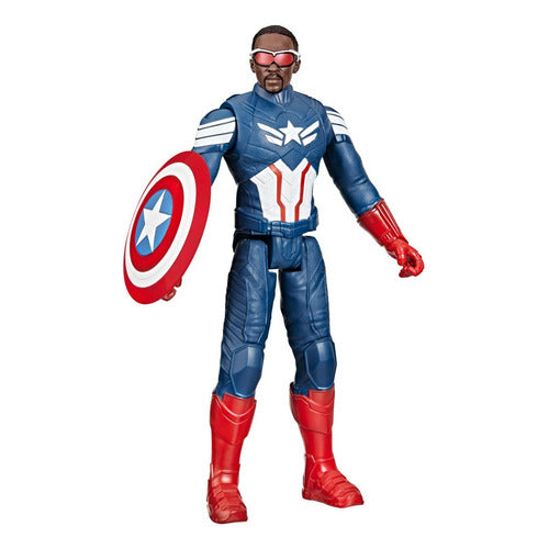 Marvel Figura De Acción Titan Hero Capitán América +4 años