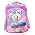 Mochila Oso Blanco Kit3pz Primaria Ll24bpp516 Detalle Lila 3d