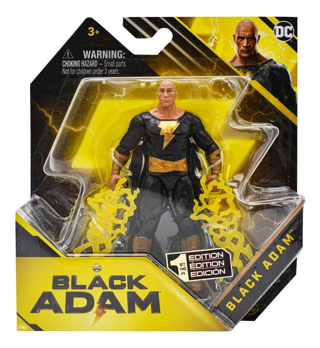 Muñeco Dc Comics, Black Adam - Figura De Accion - 4 Pulgadas