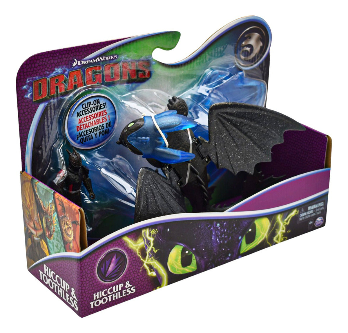 Dragones Pack 3 Figuras 21cm Con Accesorio Spin Master