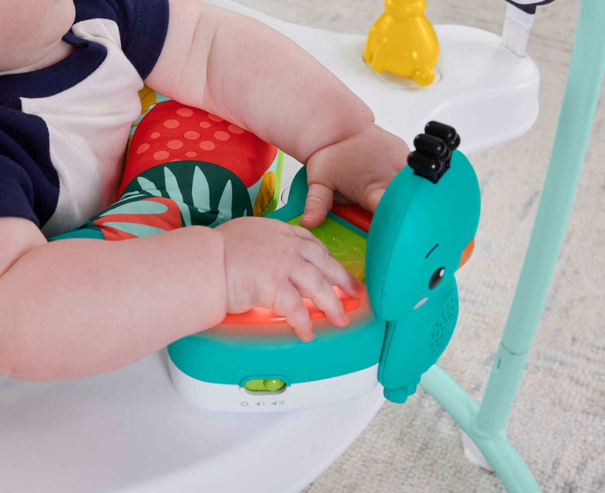 Fisher-price Brincolín Para Bebé Saltos En La Jungla Color Multicolor