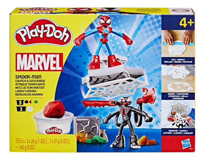 Set de Masas de Play Doh de Marvel SpiderMan Lanza y Atrapa