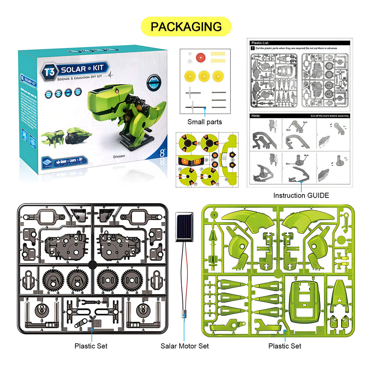 Peque Robotica Solar Mi Alegria Personaje Dinosaurio