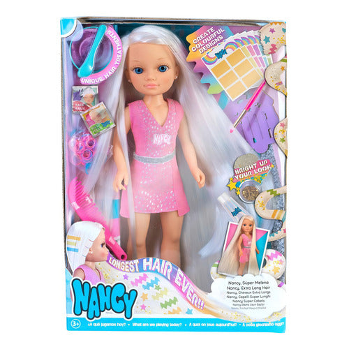 Nancy Super Melena Muñeca 43cm Famosa