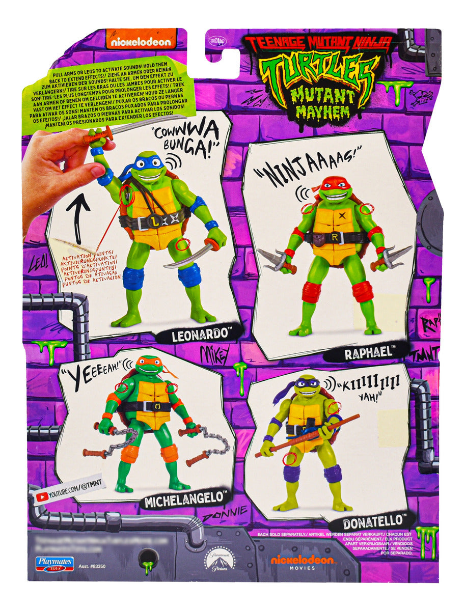 Tortugas Ninja Mutant Mayhem Raphael Ninja Shouts Playmates
