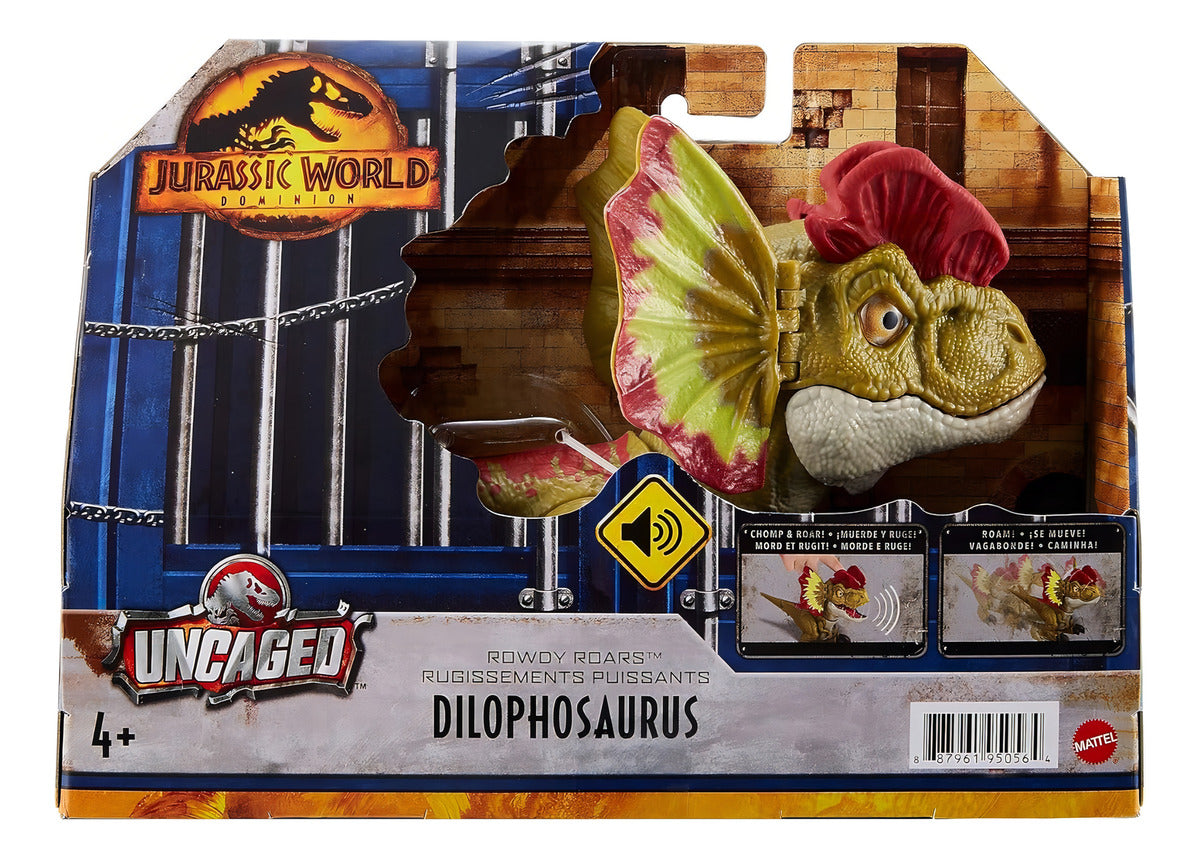 Jurassic World Rowdy Roars Uncaged Dilophosaurus