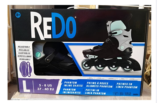 Jakks Pacific Patines En Línea Redo Phantom L 6.5 Mm Negro