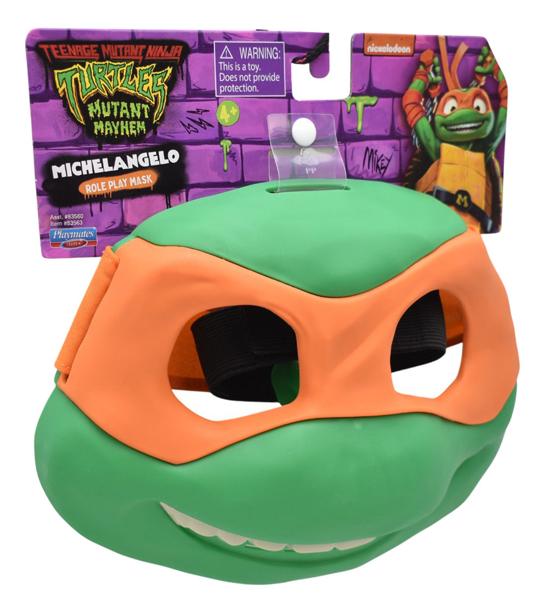 Tortugas Ninja Role Play Mask Pack 4 Mascaras Playmates Verde Tortugas Ninja