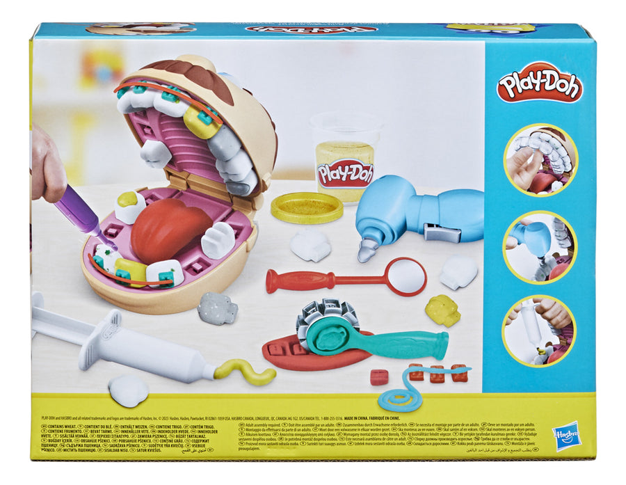 Kit F1259 El Dentista Bromista Con 9 Accesorios y 6 Latas Play-Doh