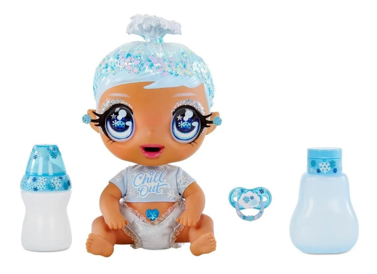 Muñeca Glitter Babyz January Snowflake Articulada 28cm Con Accesorios