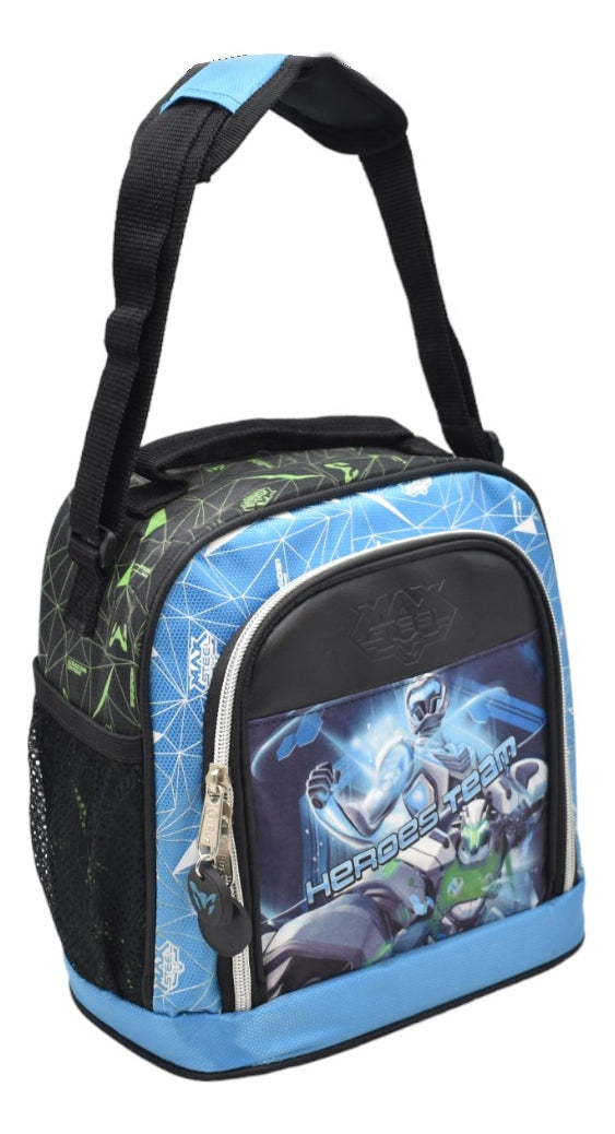 Ruz 94247 Max Steel Heroes Team lonchera termica color azul relieve
